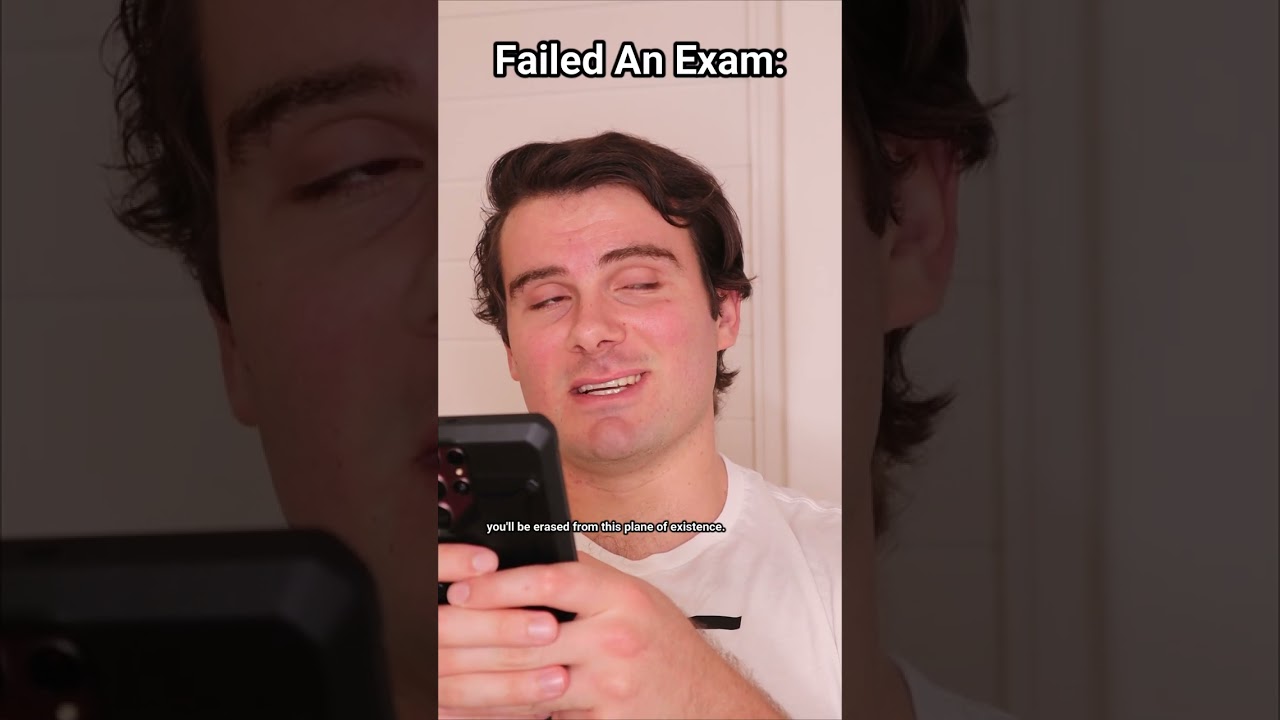 Peoples Reactions When You Fail An Exam.