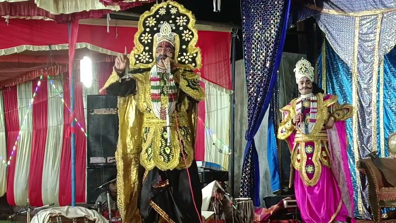 अब तक का सबसे गर्म रावण बाणासुर संवाद में श्री प्रदुमन चतुर्वेदी जी और श्री रामबाबू सिंह जी रामलीला 