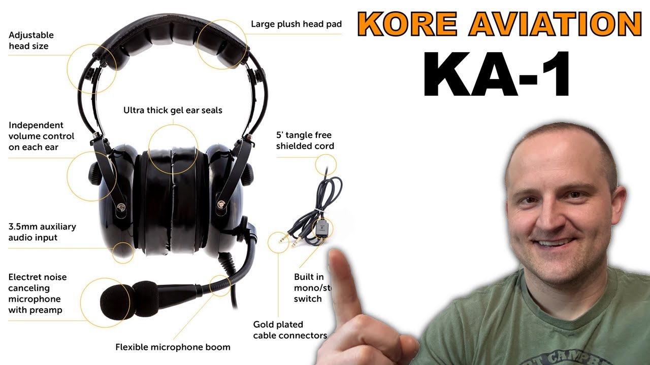 Kore Aviation KA-1 Headset Review (+ Alaska Glacier Flight)