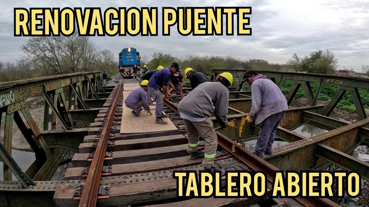 RENOVACIÓN PUENTE ENTRE MAQUINISTA SAVIO y MATHEU FERROCARRIL LINEA MITRE VICTORIA CAPILLA del SEÑOR