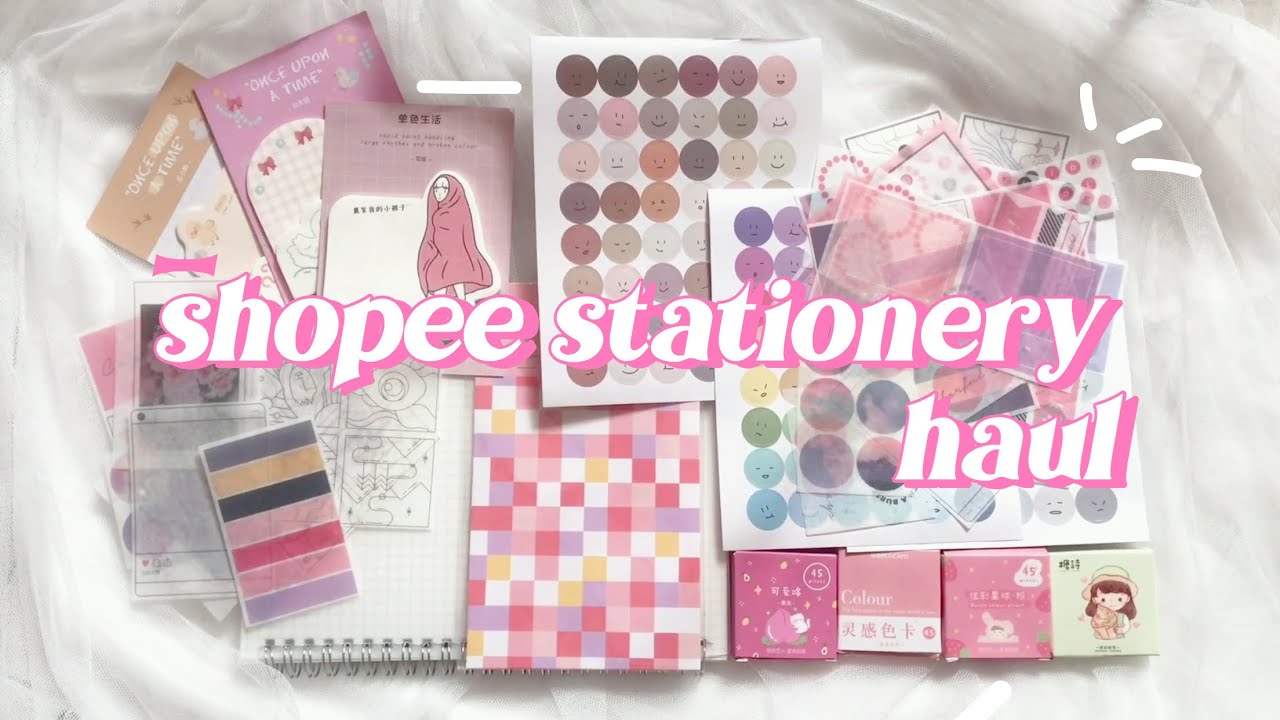 shopee stationery haul #2 | malaysia 🇲🇾💕