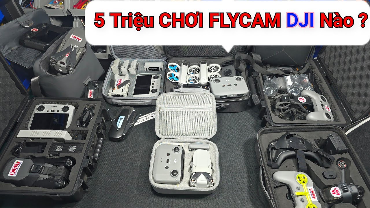 5 Triệu có chơi được Flycam DJI lướt không ? Flycam DJI cho người mới tập chơi