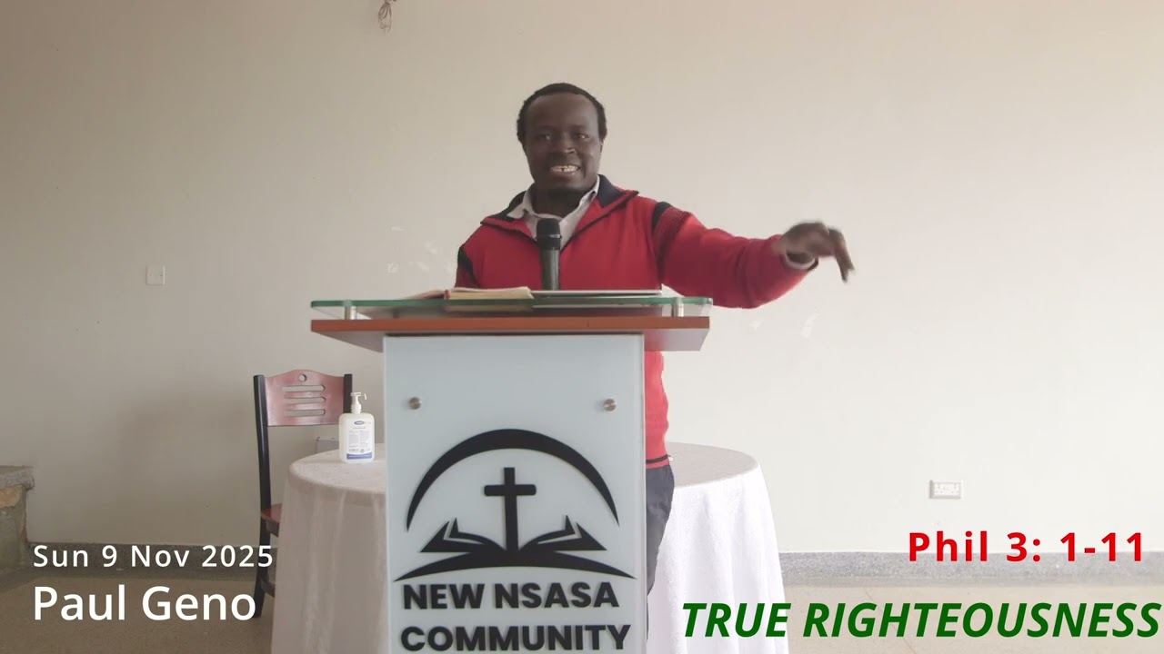 True Righteousness Phil 3: 1-11