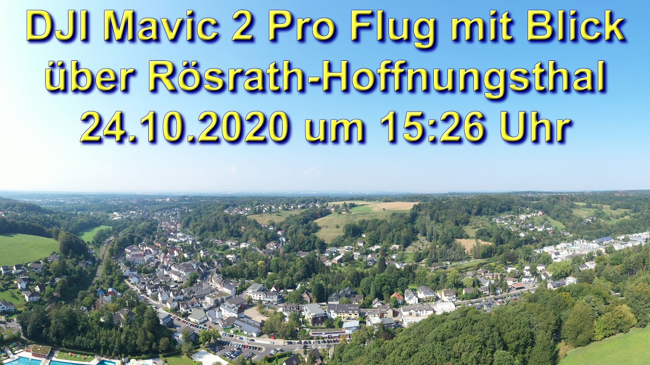 Flug über Rösrath-Hoffnungsthal - 24.10.2020 um 15:26 Uhr