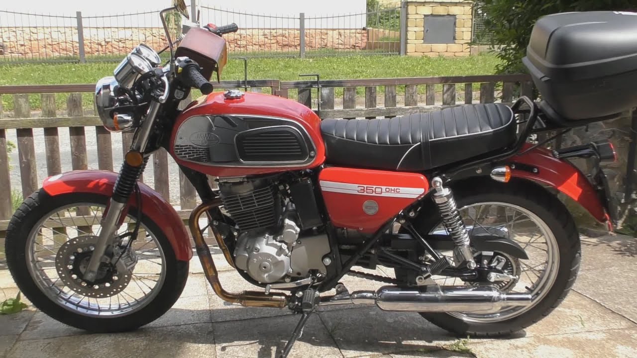 JAWA 350 OHC v záběhu a vyjížďka do Jeseníků