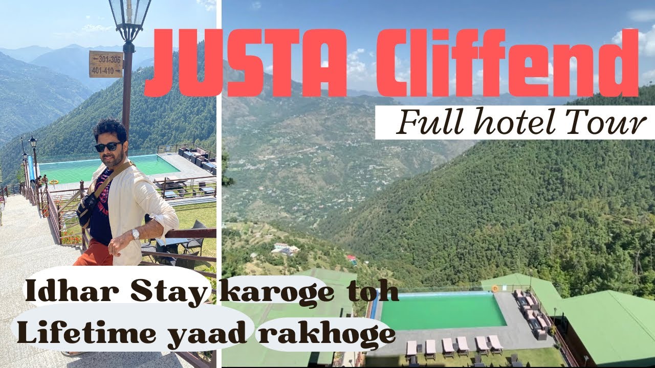 JUSTA CLIFFEND RESORT SHIMLA| FULL HOTEL TOUR| ONE NIGHT STAY| NALDEHRA |GHOOMTERAHO @justahotels
