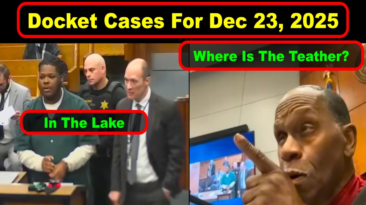 Judge Simpson Docket From Dec 23rd, 2025  - Vikky's Court Watch