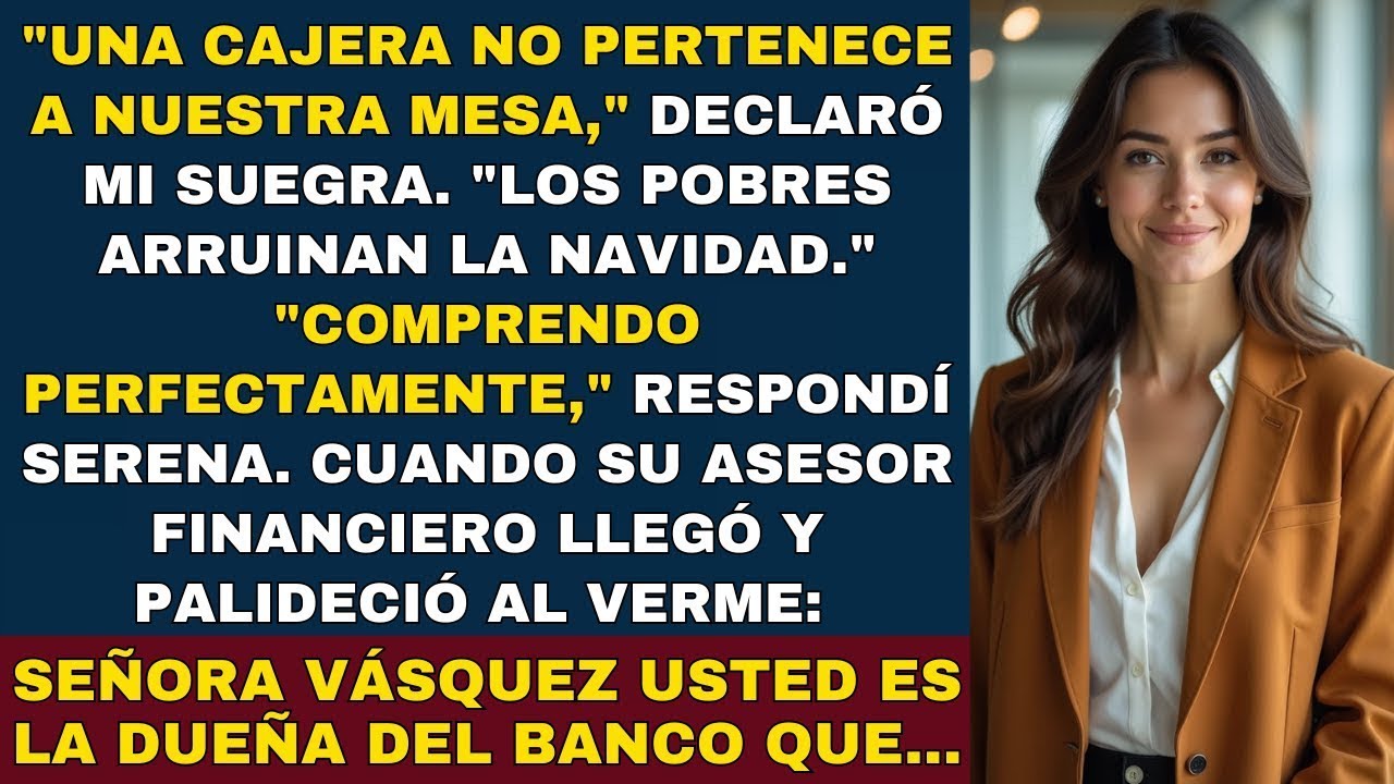 Mi Suegra Me Prohibió la Cena Navideña Hasta Que Su Banquero Descubrió De Quién Era El Préstamo