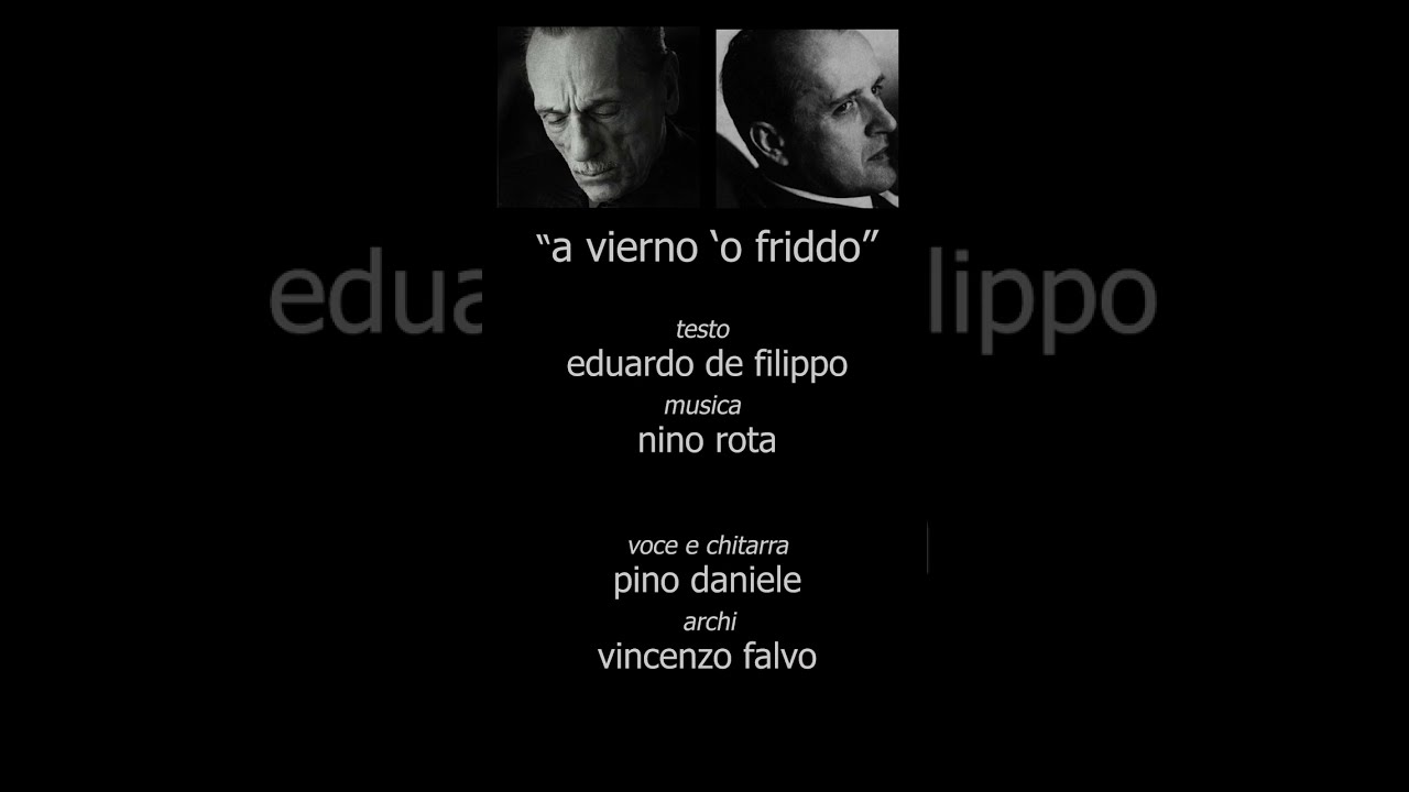 A Vierno 'o Friddo - Pino Daniele (con traduzione)