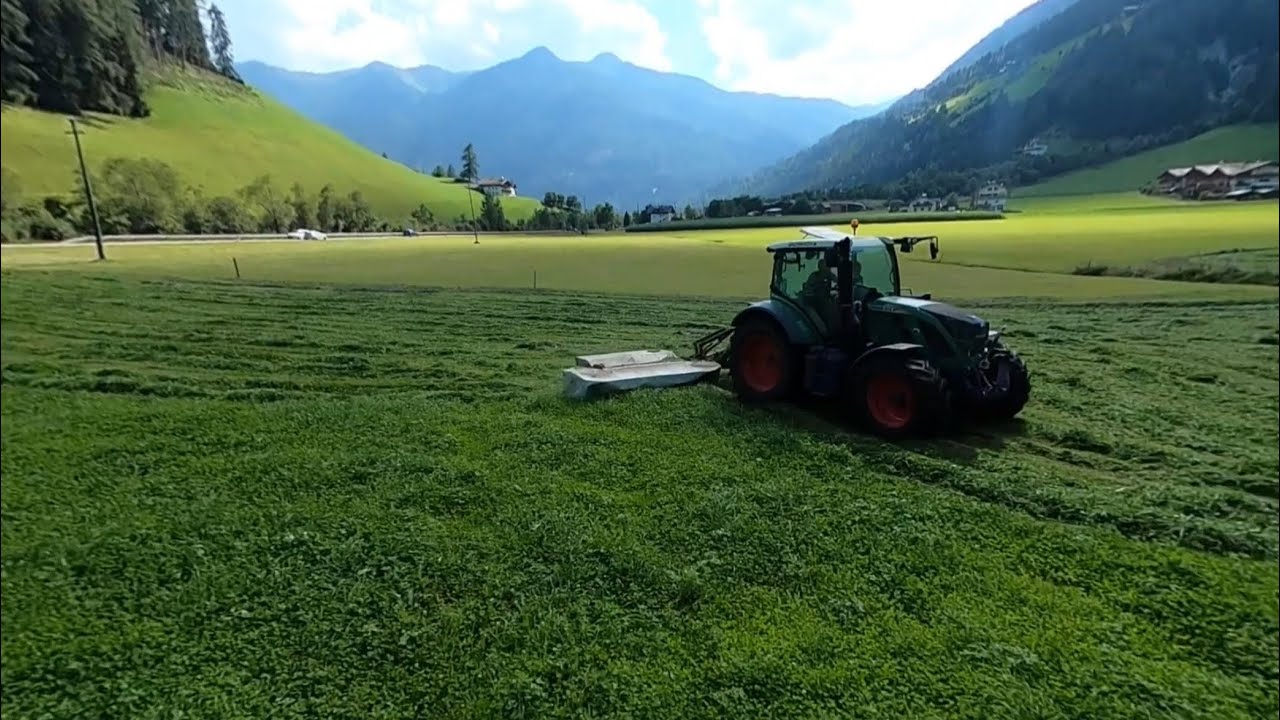3ter Schnitt Mähen mit Fendt und Claas 2025 3rd time mowing with Fendt and Claas