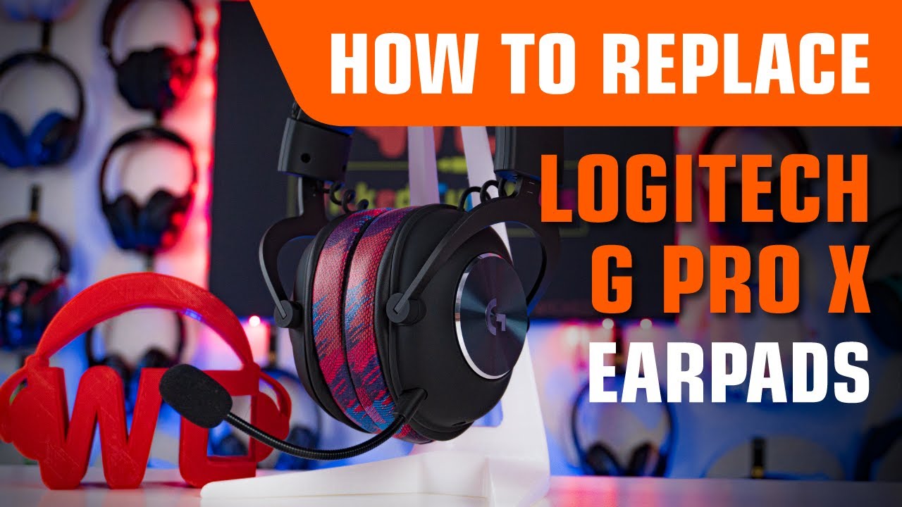 How To Replace Logitech G Pro X Ear Pads ( Upgrade )