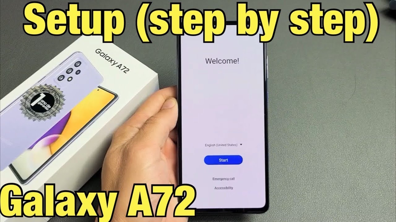 Настройка Galaxy A72 (пошаговая инструкция)