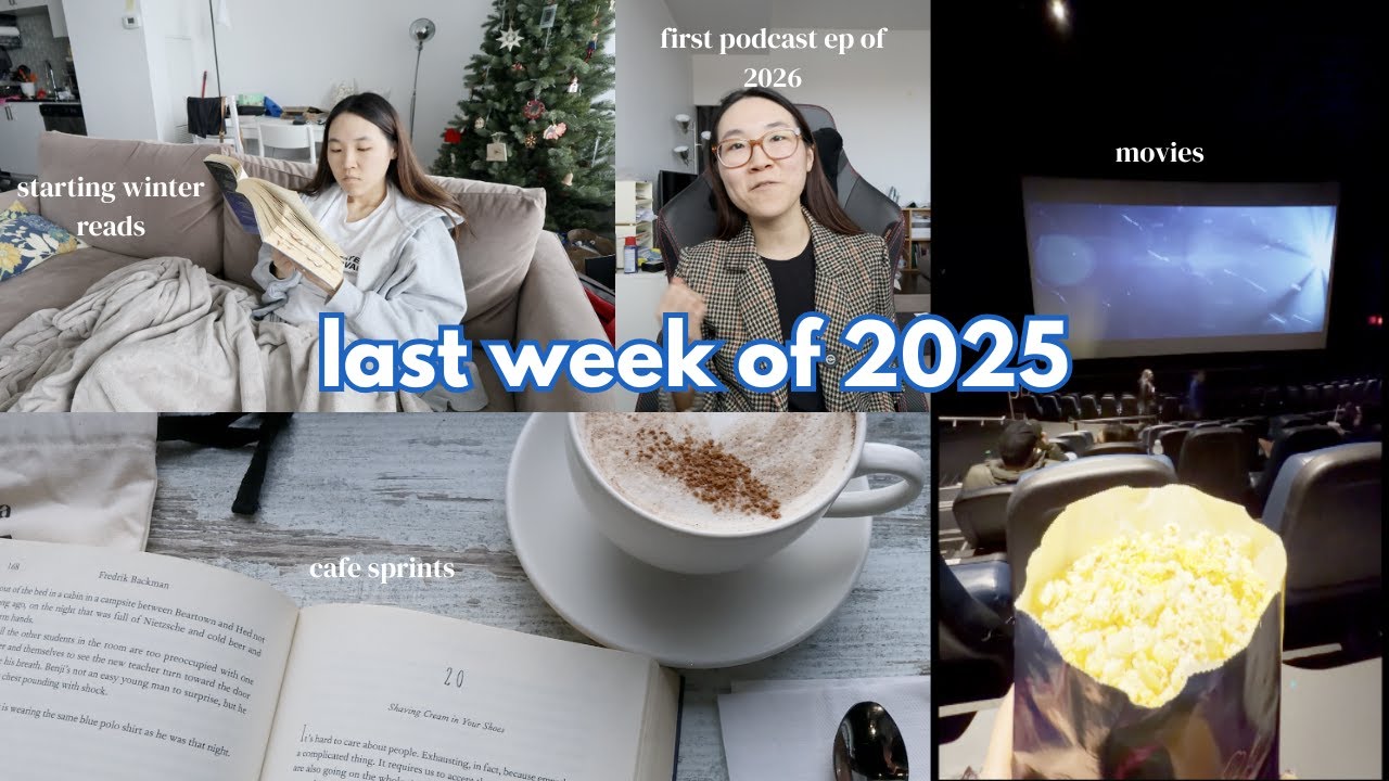 last week of 2025 🎉 | reading, staying home, & ringing in the new year