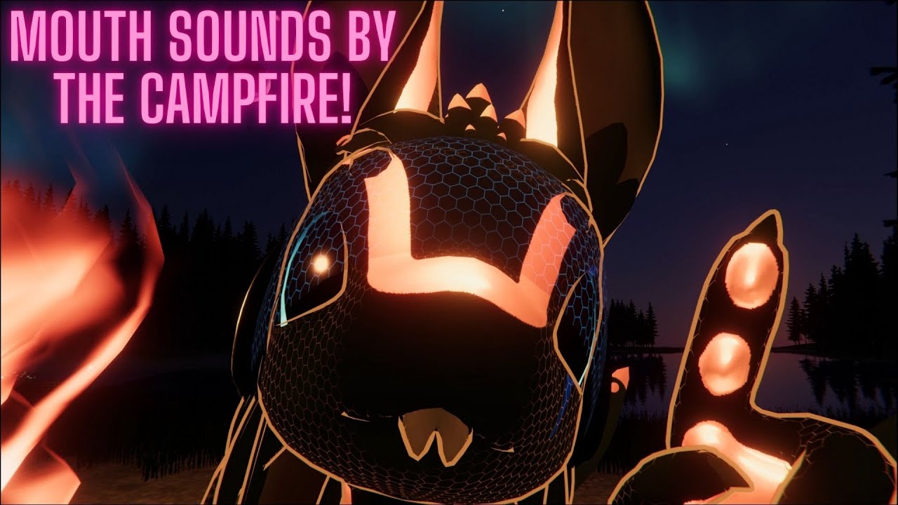 [Furry ASMR] Mouth Sounds By The Campfire!