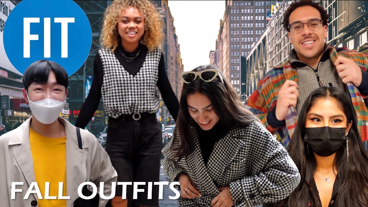 what do FASHION STUDENTS  in NYC wear to school?  (FALL ver.) at world's best fashion school