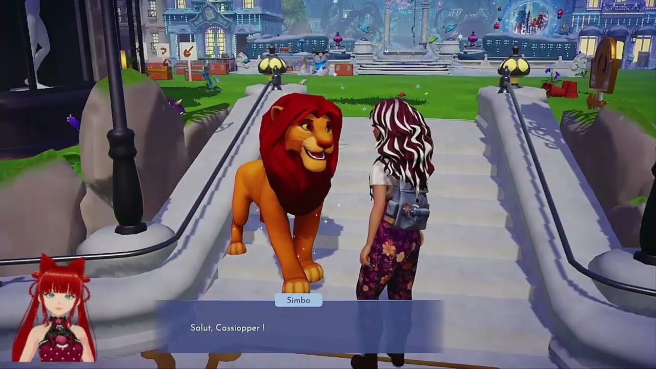 Quête Simba: La grande fête. DREAMLIGHT VALLEY FR