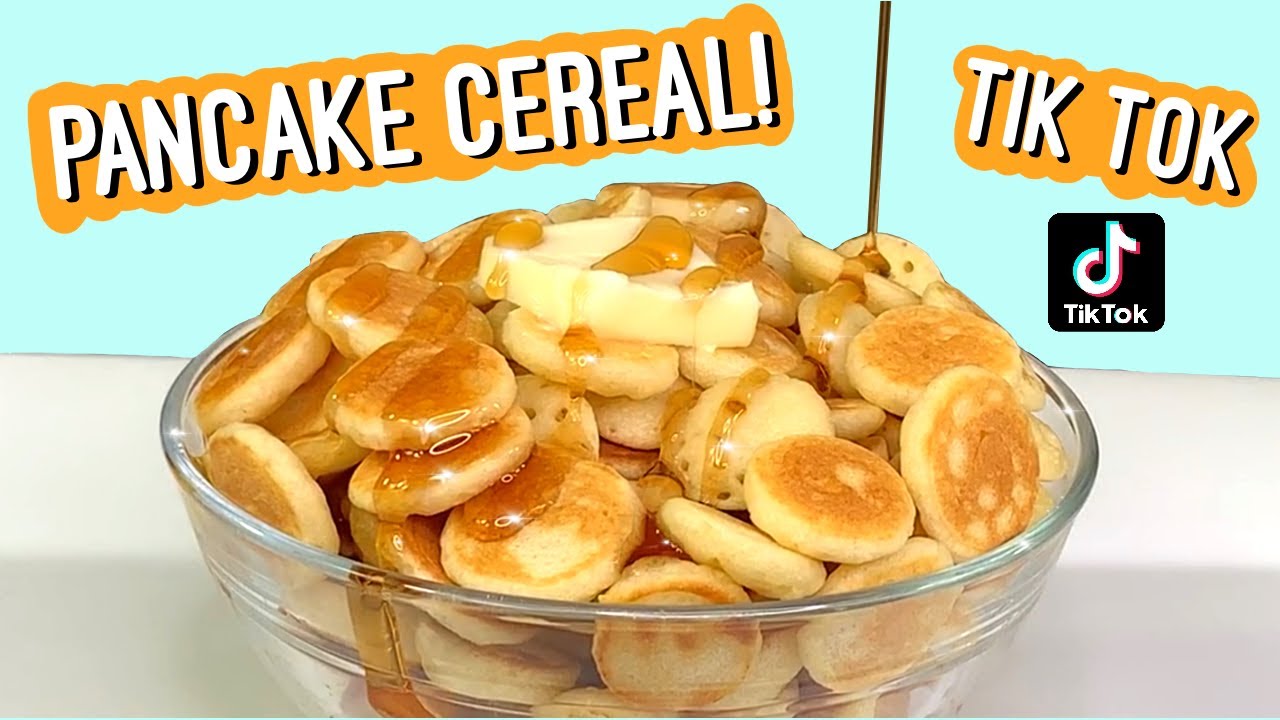 HOW TO MAKE THE VIRAL TIK TOK PANCAKE CEREAL!