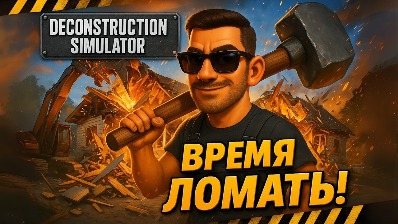 ВРЕМЯ ЛОМАТЬ! Первый контракт: снесу дом без убытков? 🔨💥 ➤ Deconstruction Simulator #1