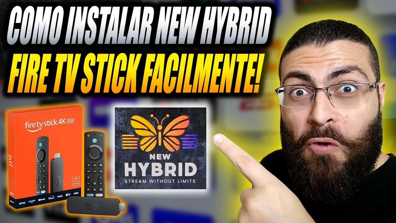 Como Baixar NEW HYBRID no FIRE TV STICK! Como Configurar NEW HYBRID no Fire TV Stick!
