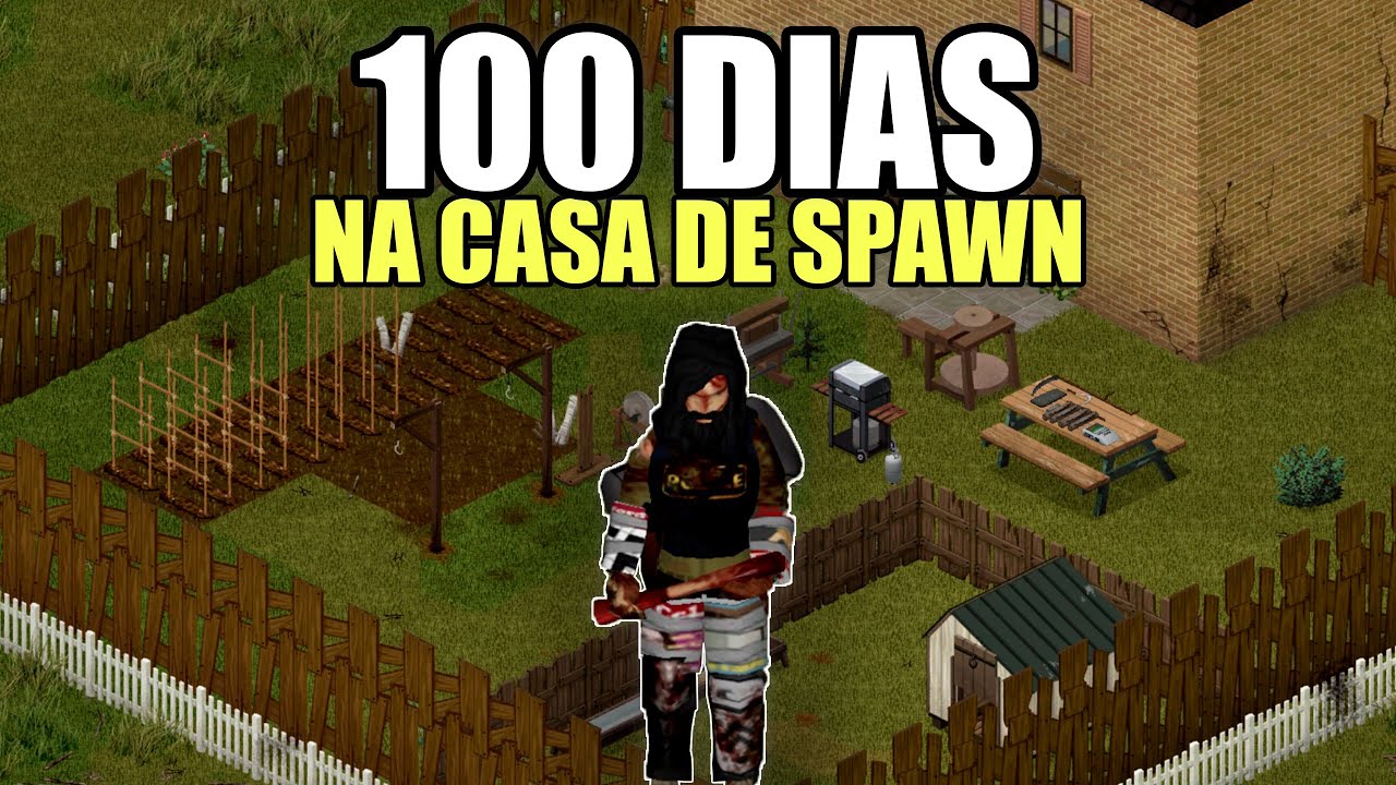 Tentei sobreviver por 100 Dias no Project Zomboid, porém apenas na casa de Spawn!!