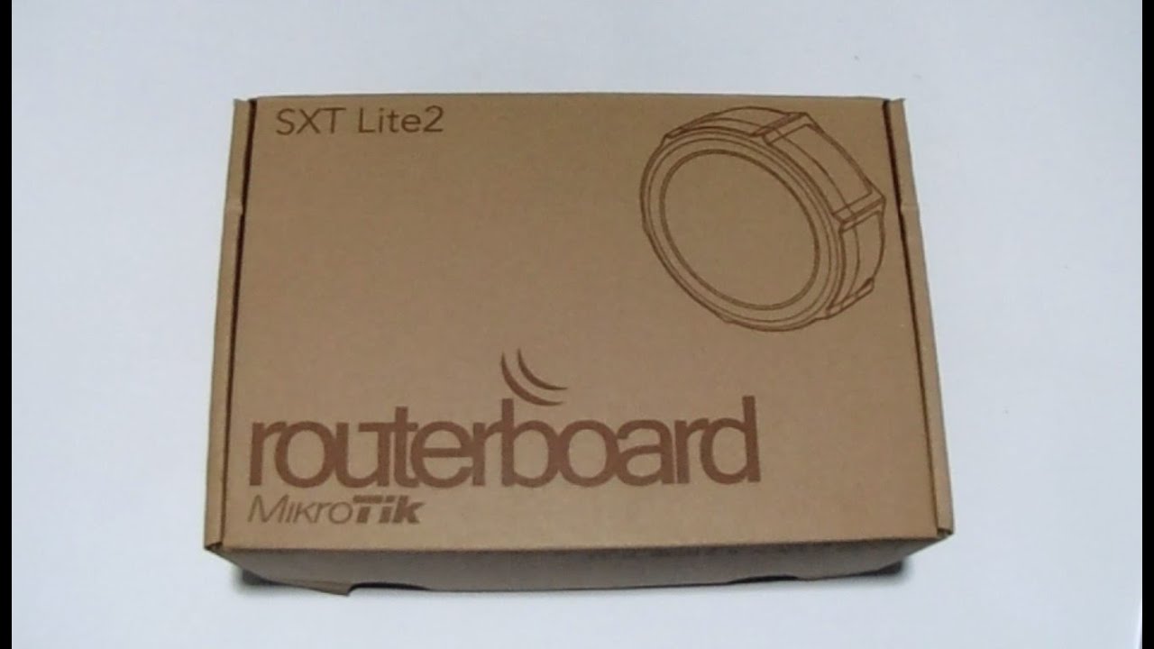 Распаковка и краткий обзор точки доступа MikroTik SXT Lite2 (SXT-2nDr2)