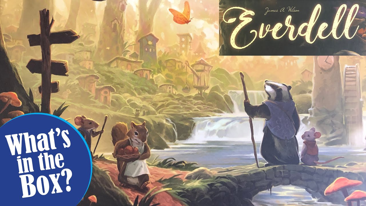 EVERDELL board game unboxing