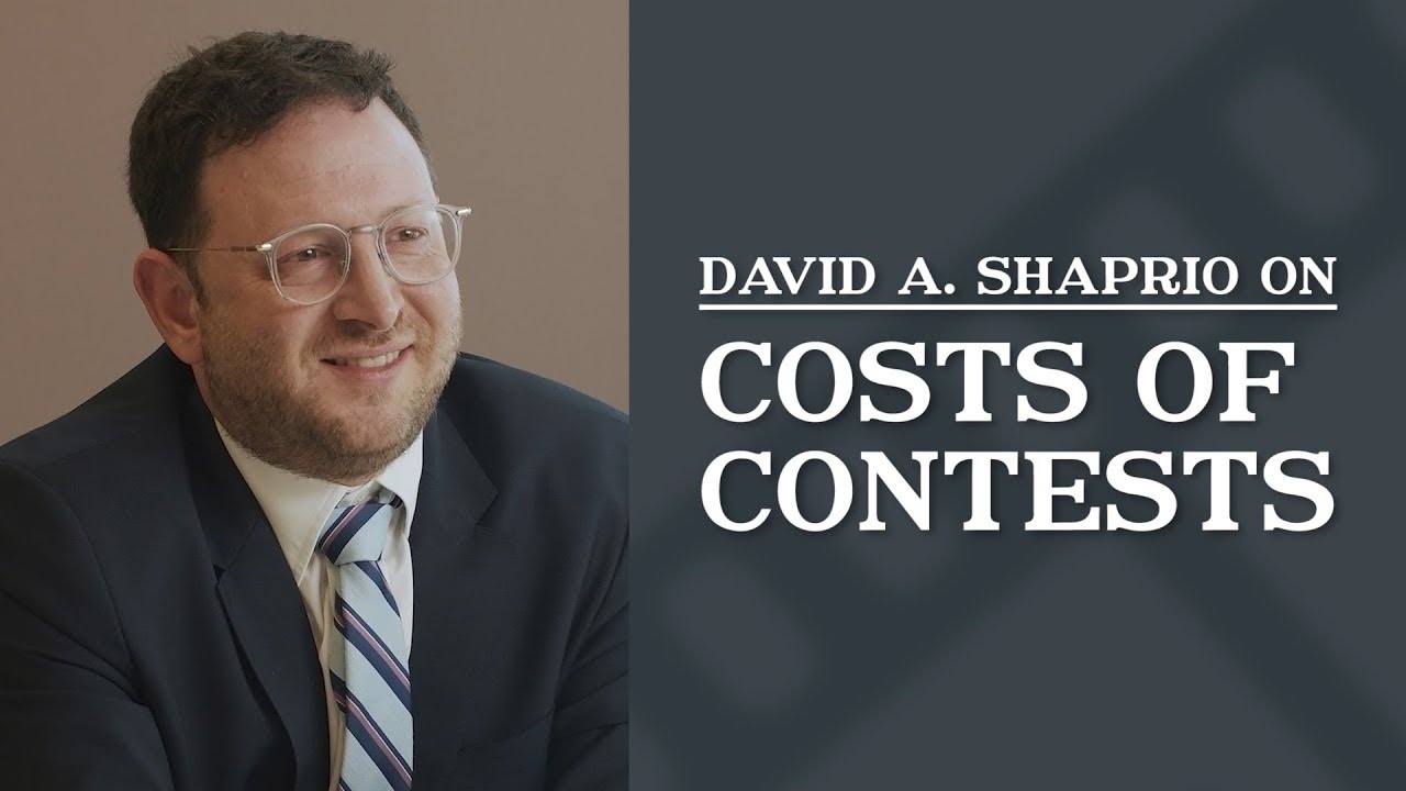Costs of Contests | Top Los Angeles Estate & Trust Attorney | David A. Shapiro