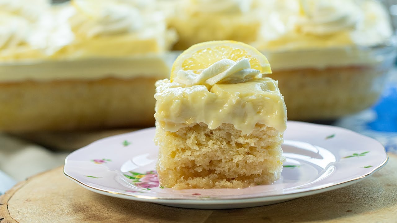 Lemon Cream Cake: Greek Lemonopita