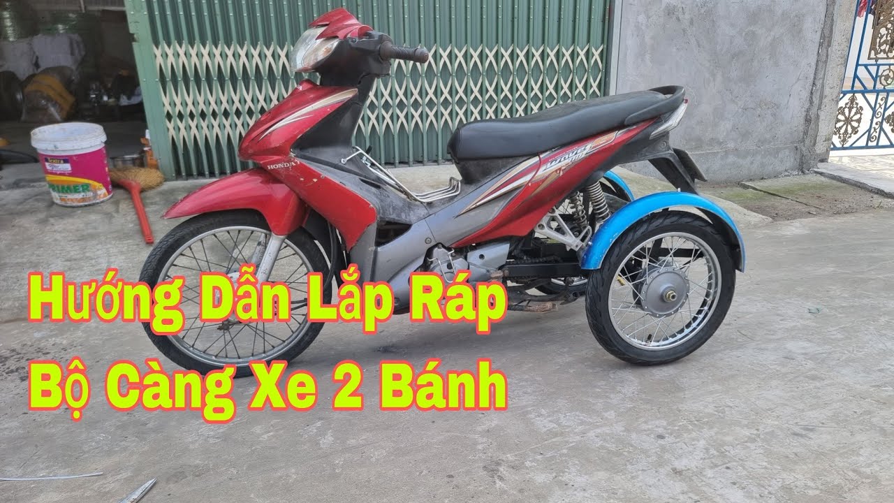 Hướng Dẫn Lắp Ráp Hoàn Thiện Mẫu Càng Bánh Cam 80/90-14