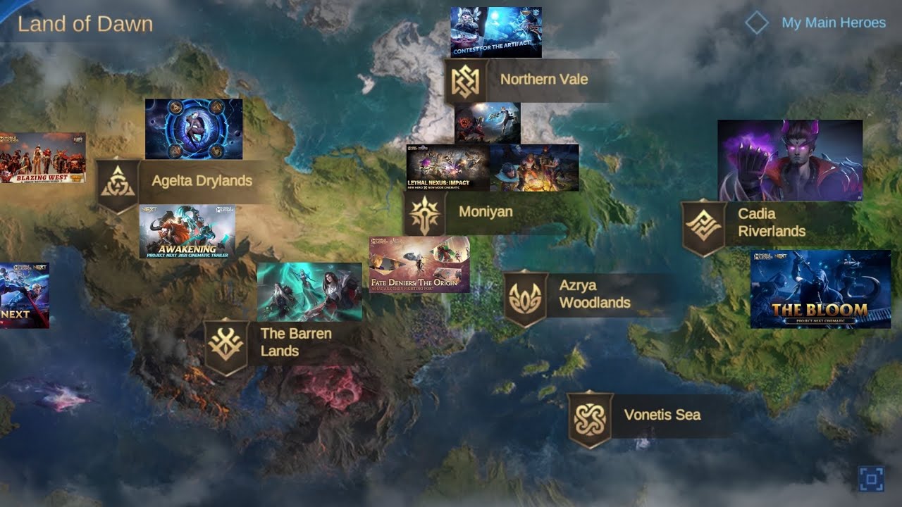 Путеводитель по основной сюжетной линии Страны Рассвета | Mobile legends #mlbb #mobilelegends