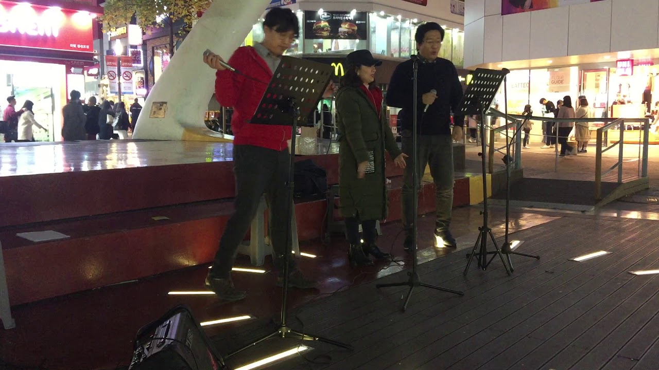 20171105 [ 스트리트 버스킹 ] 작은사랑-shell(쉘) in 동성로 대백 앞 cover. 상큼&찰스&꽁알