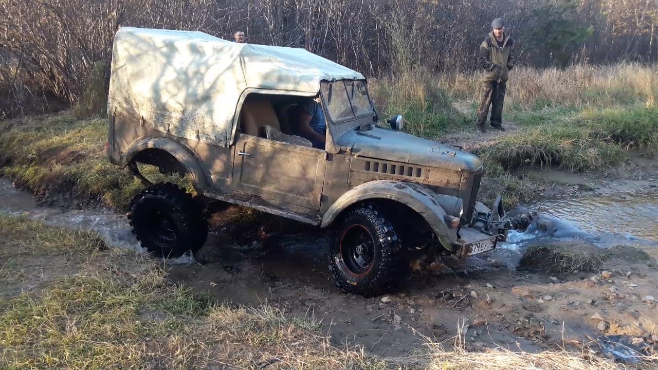 Затестили ГАЗ 69... Чуть не перевернулся и сломался несколько раз... (GAZ-69 Off-road)