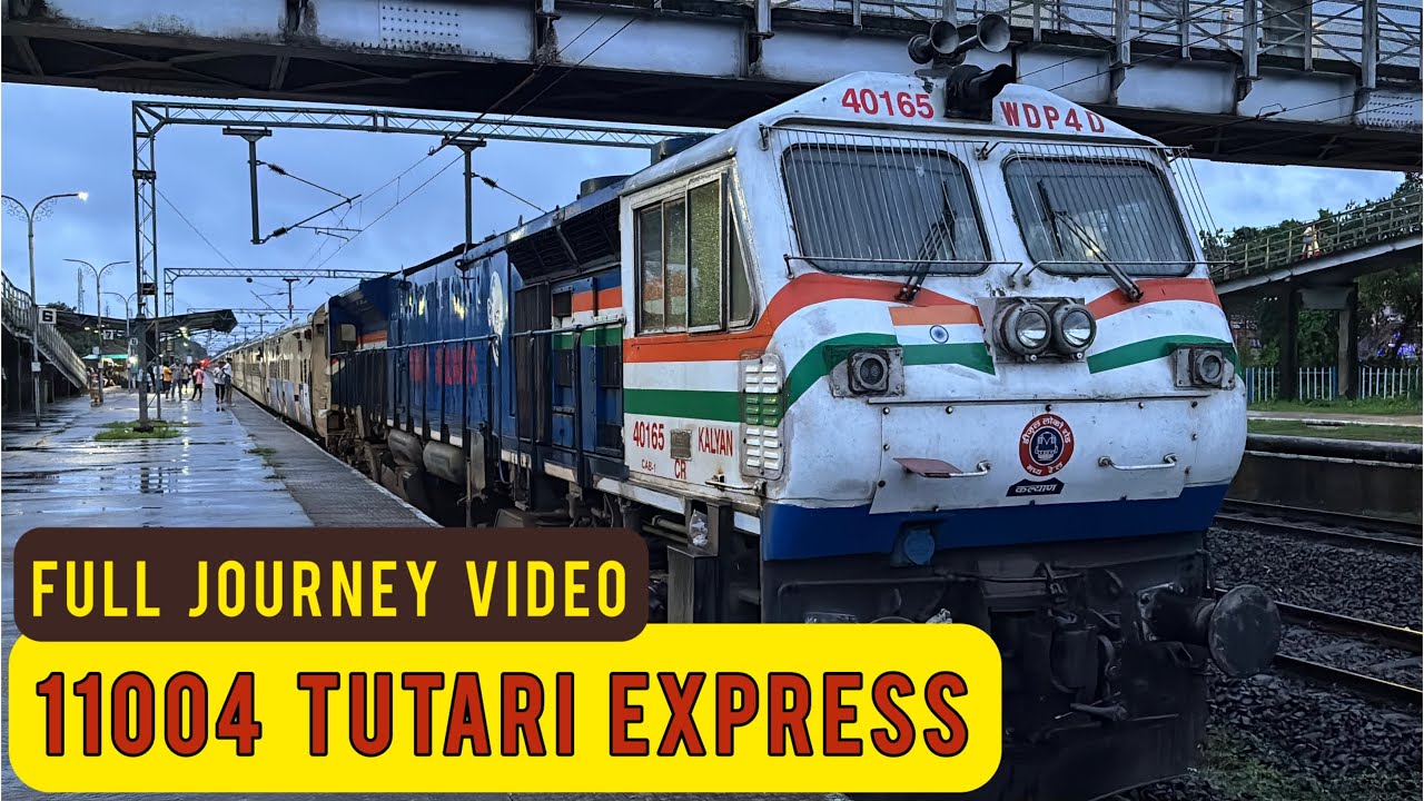 Full Journey Report | 11004 Tutari Express | Sawantwadi To Mumbai | Journey through Konkan Railways