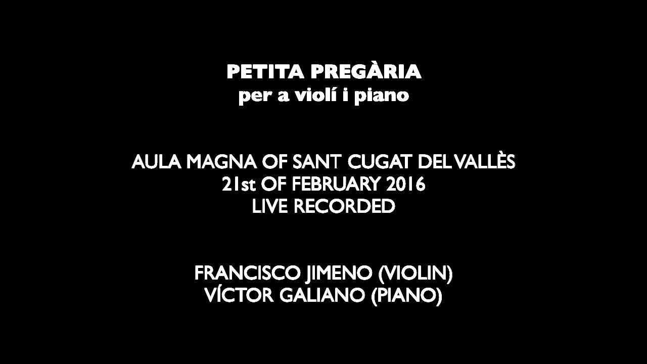 David Bozzo - Petita Preg&agrave;ria