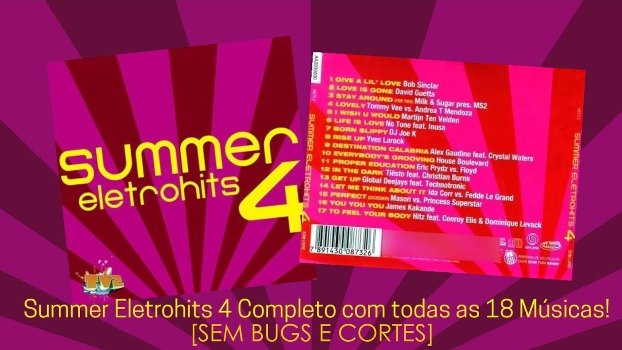 CD Summer Eletrohits 4 COMPLETO