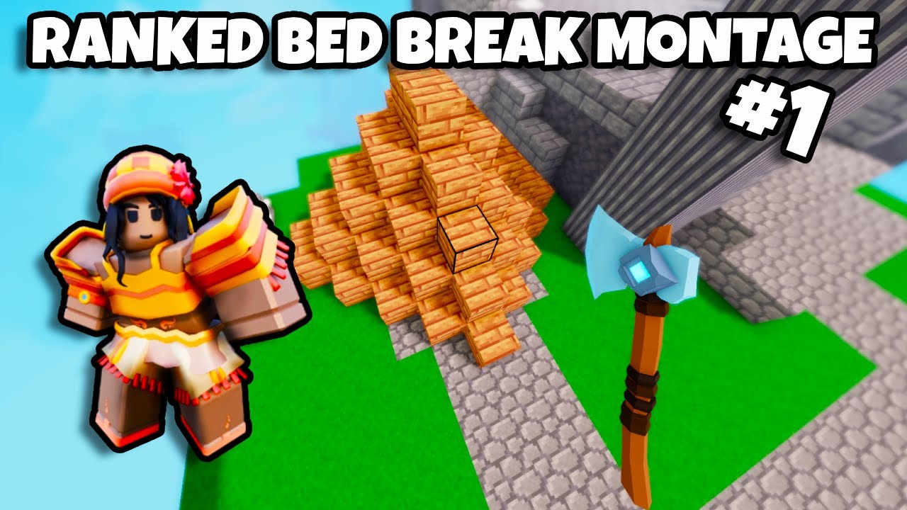 RANKED BED BREAKING MONTAGE #1 Ft. LUCIA (Roblox Bedwars