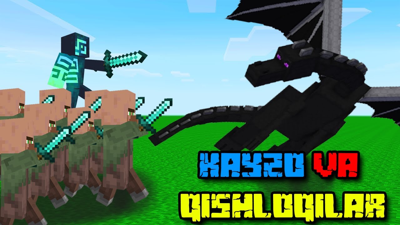 Minecraft lekin Jitellar o'yinni yutib beradi #kayzo #minecraft o'zbekcha minectraft