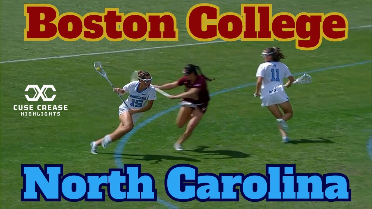 BC vs UNC 2025 Women's Lacrosse Highlights