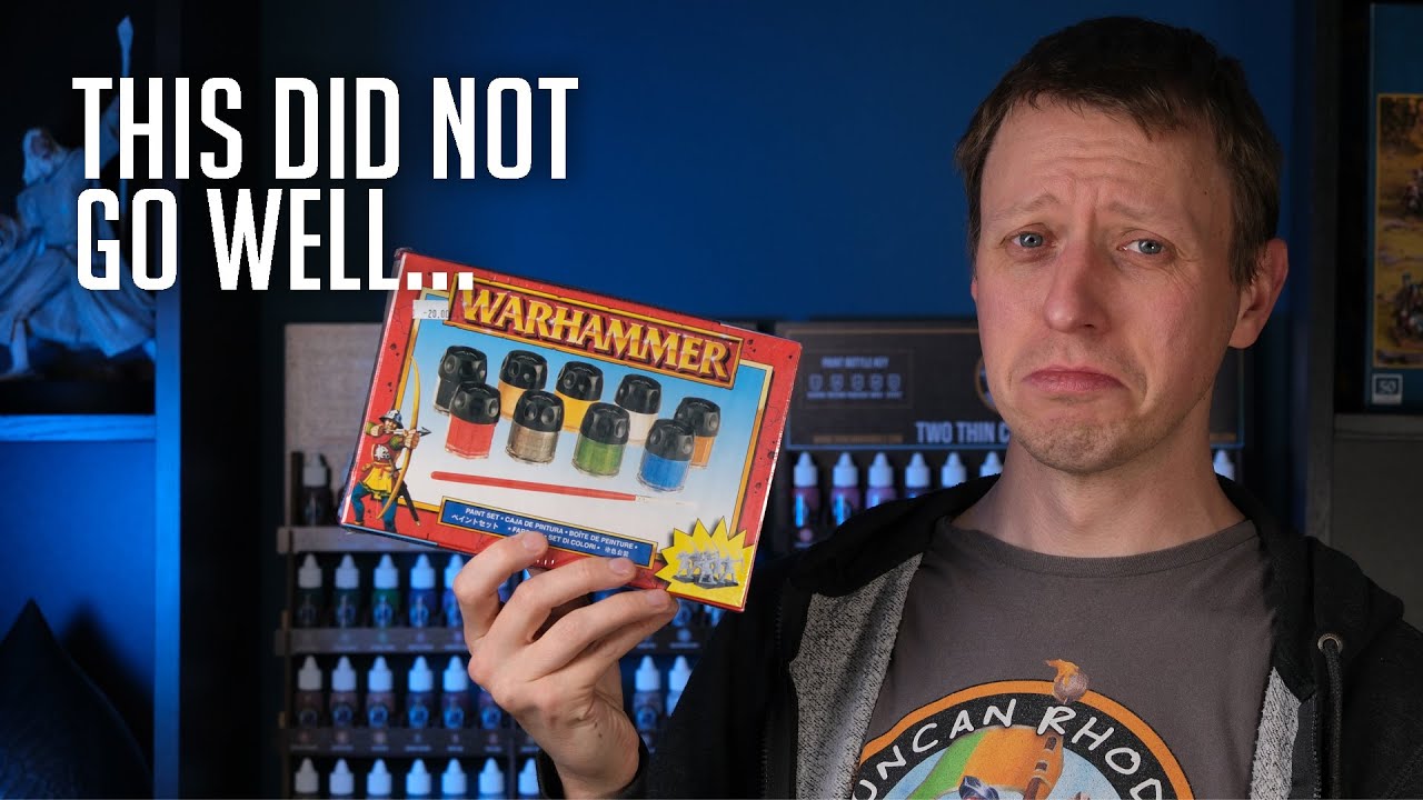Что же может пойти не так с этим 25-летним набором красок Warhammer?