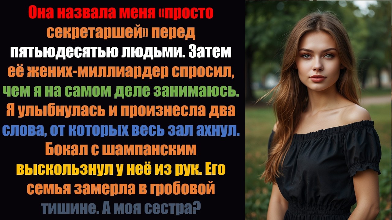Они назвали меня секретарем — мой ответ из двух слов их шокировал.