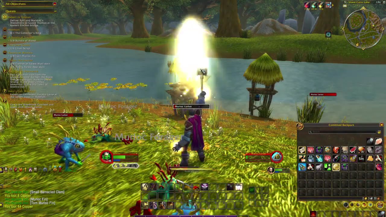 World of Warcraft - Gameplay - Human Paladin (8-12)