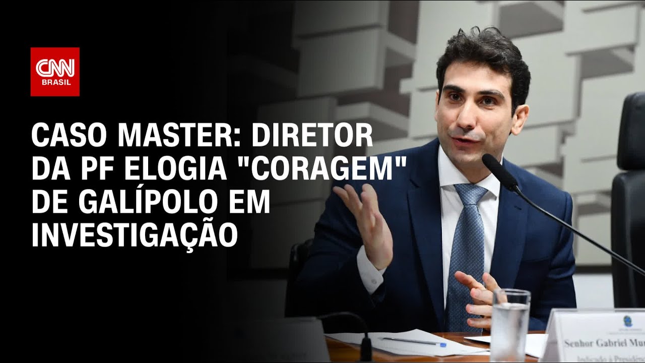 Caso Master avançou por coragem de Galípolo, afirma diretor da PF | CNN 360º