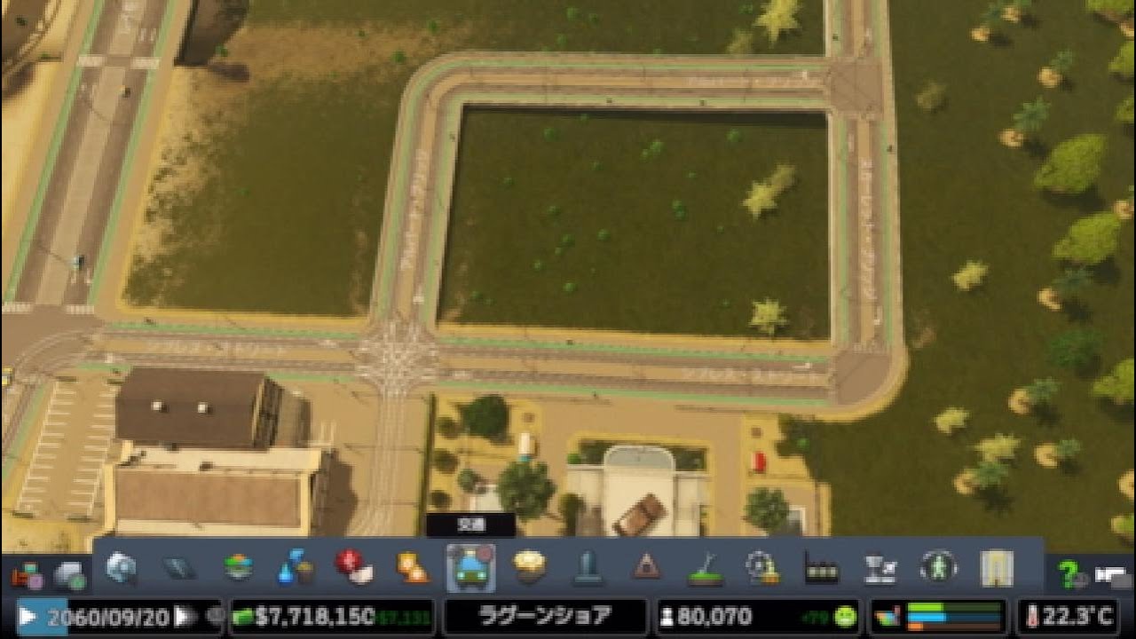 Cities: Skylines初期マップで街作り#30島の開発Part2