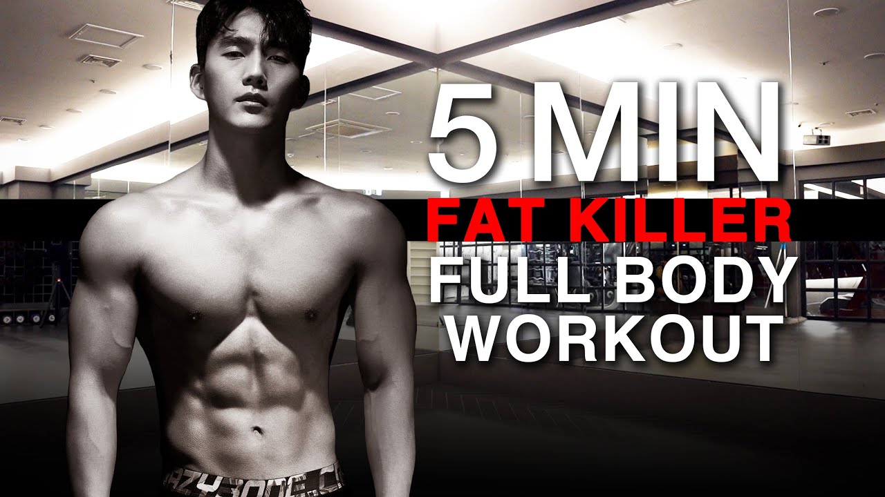 5 MIN FAT KILLER FULLBODY WORKOUT l 체지방 박살 5분 전신 운동