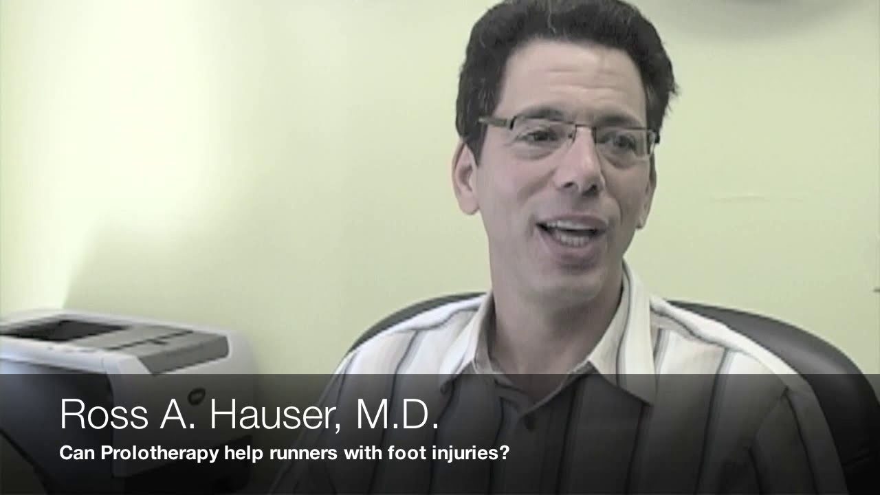 Prolotherapy for Runners with Foot and Ankle Injuries - Dr. Ross Hauser