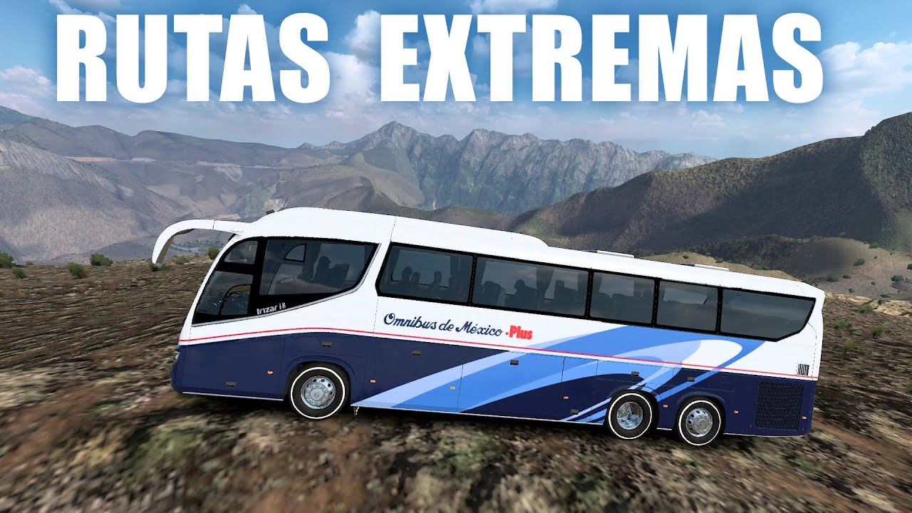 BUS Ejecutivo Irizar i8 de Omnibus de México PLUS Ruta EXTREMA American Truck Simulator