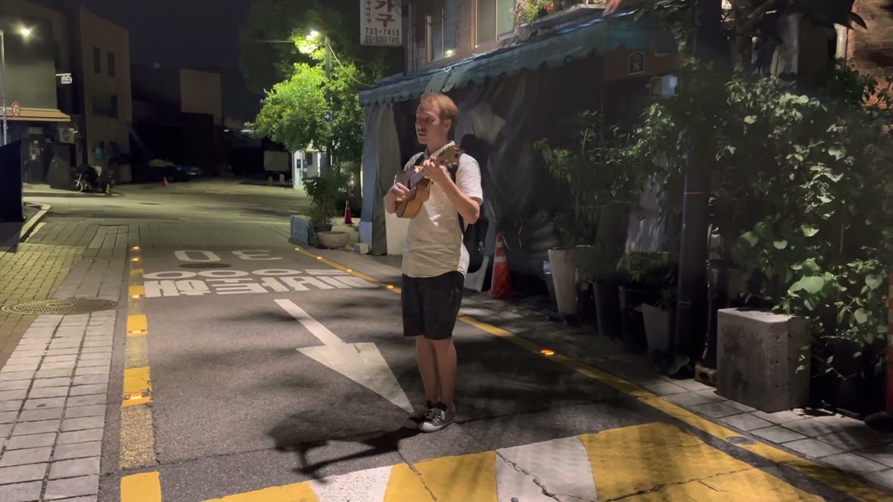 &ldquo;Violet Fragrance&rdquo; (Kang Suji cover) in Seoul at midnight and accompanied by a bug chorus