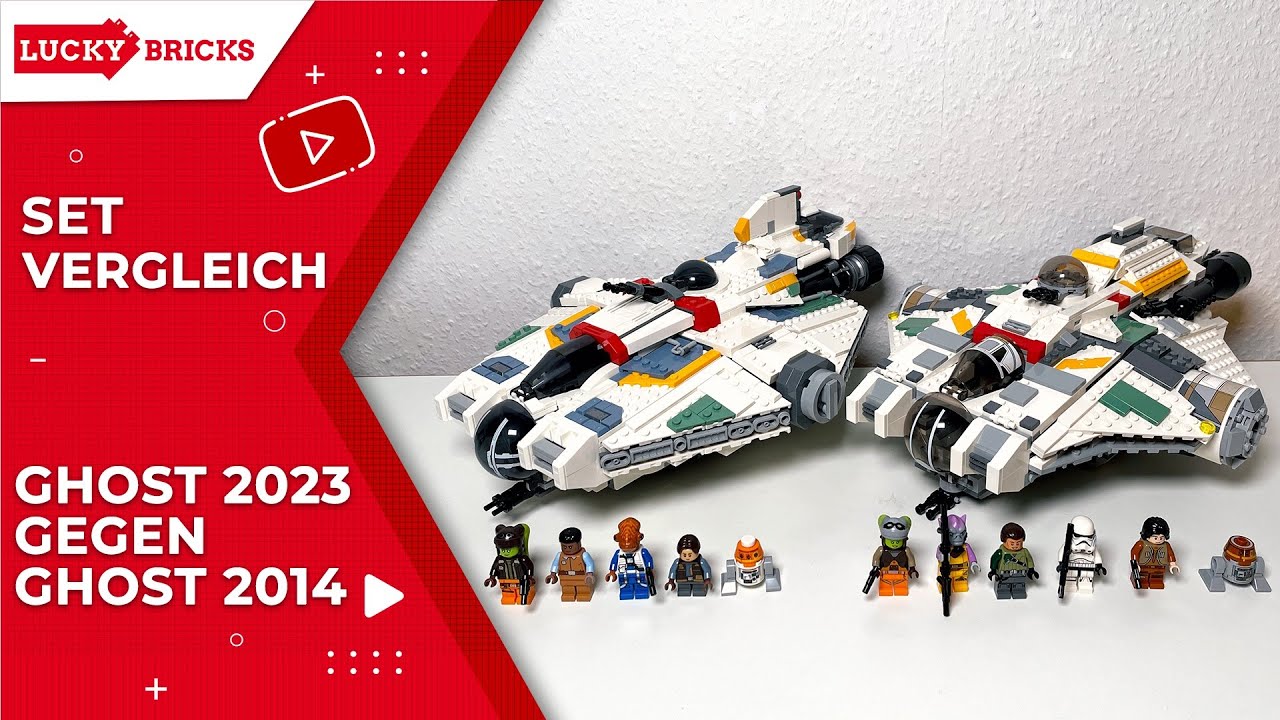 NEU oder ALT das ist hier die Frage. Vergleichsreview der LEGO 75053 - Ghost und LEGO 75357 - Ghost