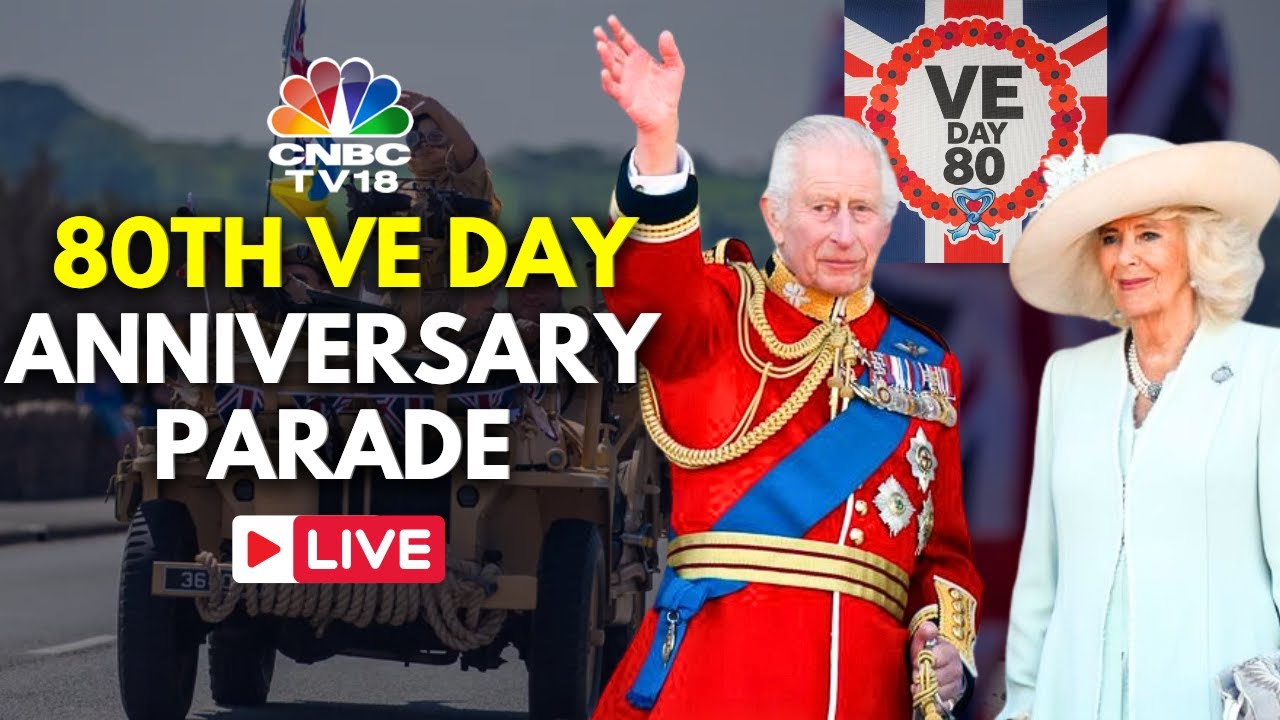 VE Day 80 LIVE: King Charles & Royal Family Show United Front for 80th Anniversary Celebration |N18G
