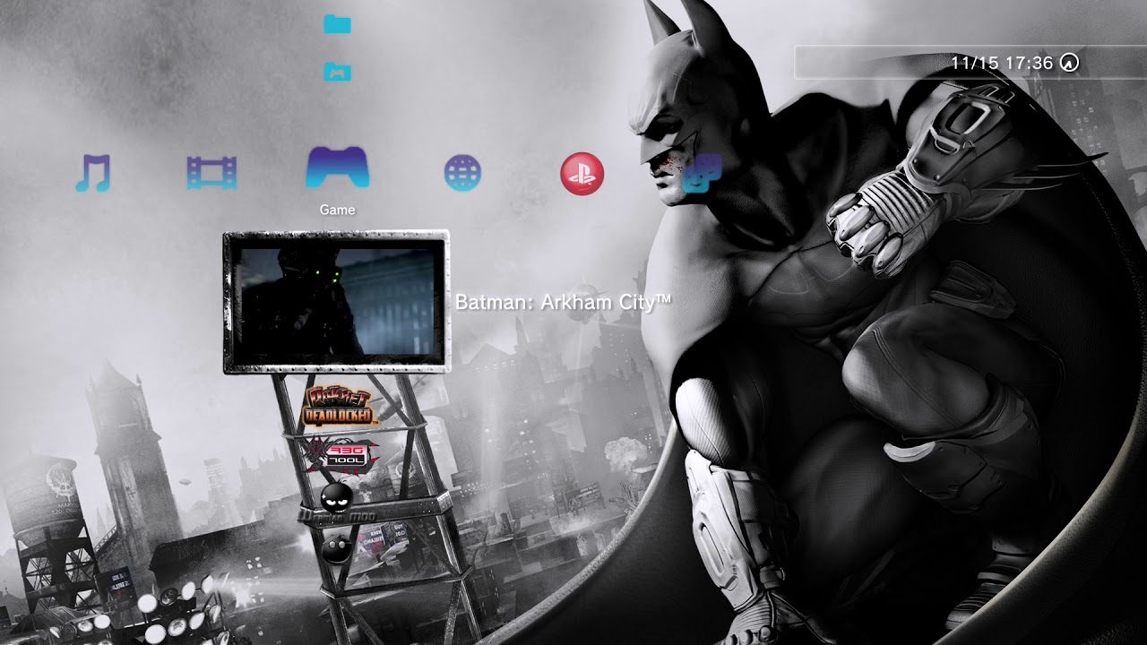 Batman Arkham City (PS3) - XMB Menu Theme Music - High Quality